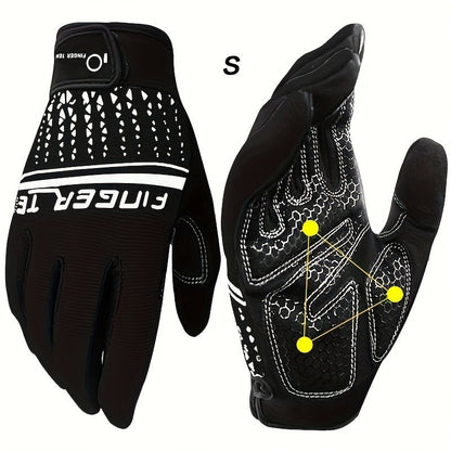 Workout Gloves Full Finger Touchscreen Gel Padded Anti-Slip for Men Women Gym Weight Lifting Cycling Fitness Driving Exercise Training Gloves S-XL