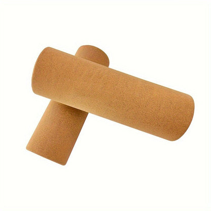 Cork Yoga Roller High-Density Foam Roller for Muscle Massage – 11.81 Inch Textured Surface for Neck & Back Pain Relief, Flexibility & Relaxation, Portable for Adults Men & Women