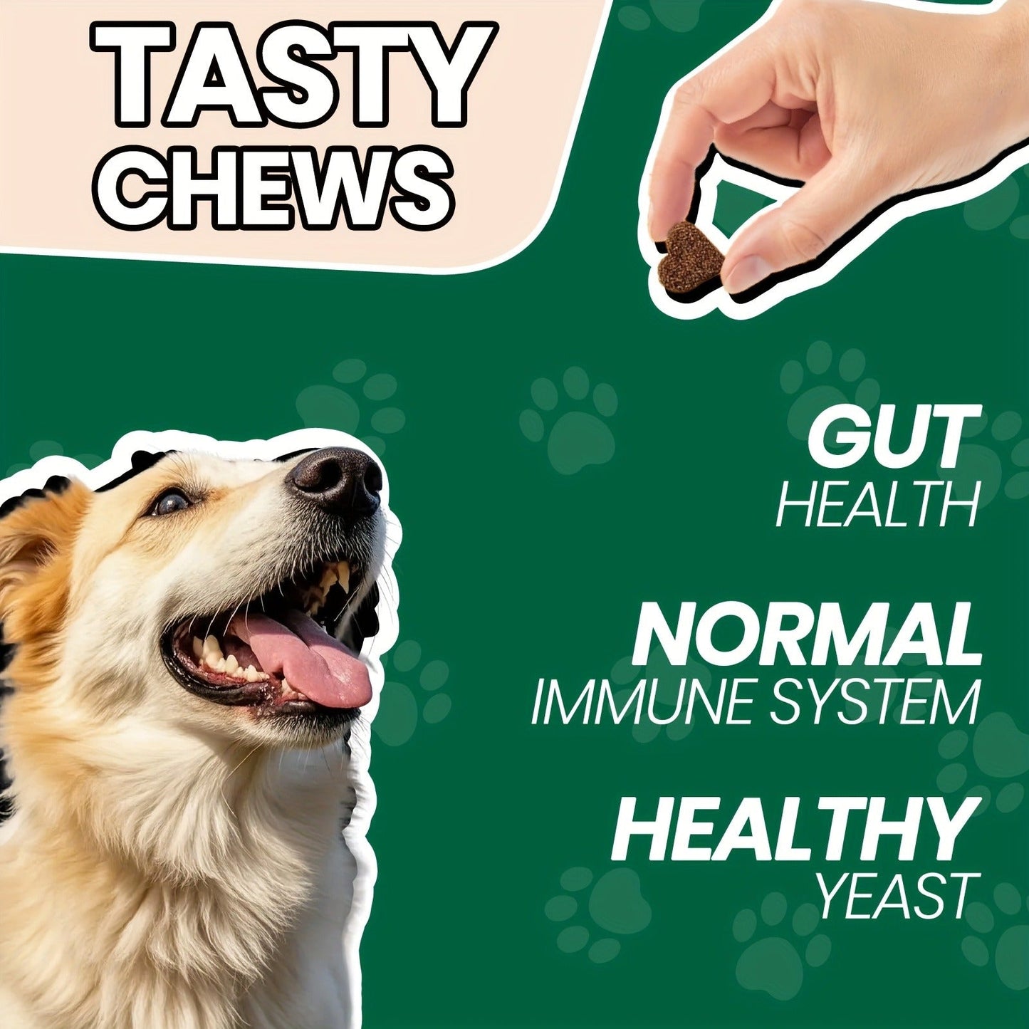 Dog Probiotic Chews for Digestive Health - Chicken Flavor Soft Chews with Probiotics for All Breeds, Supports Gut Health, Bloating & Diarrhea Relief, 90 Count per Bottle