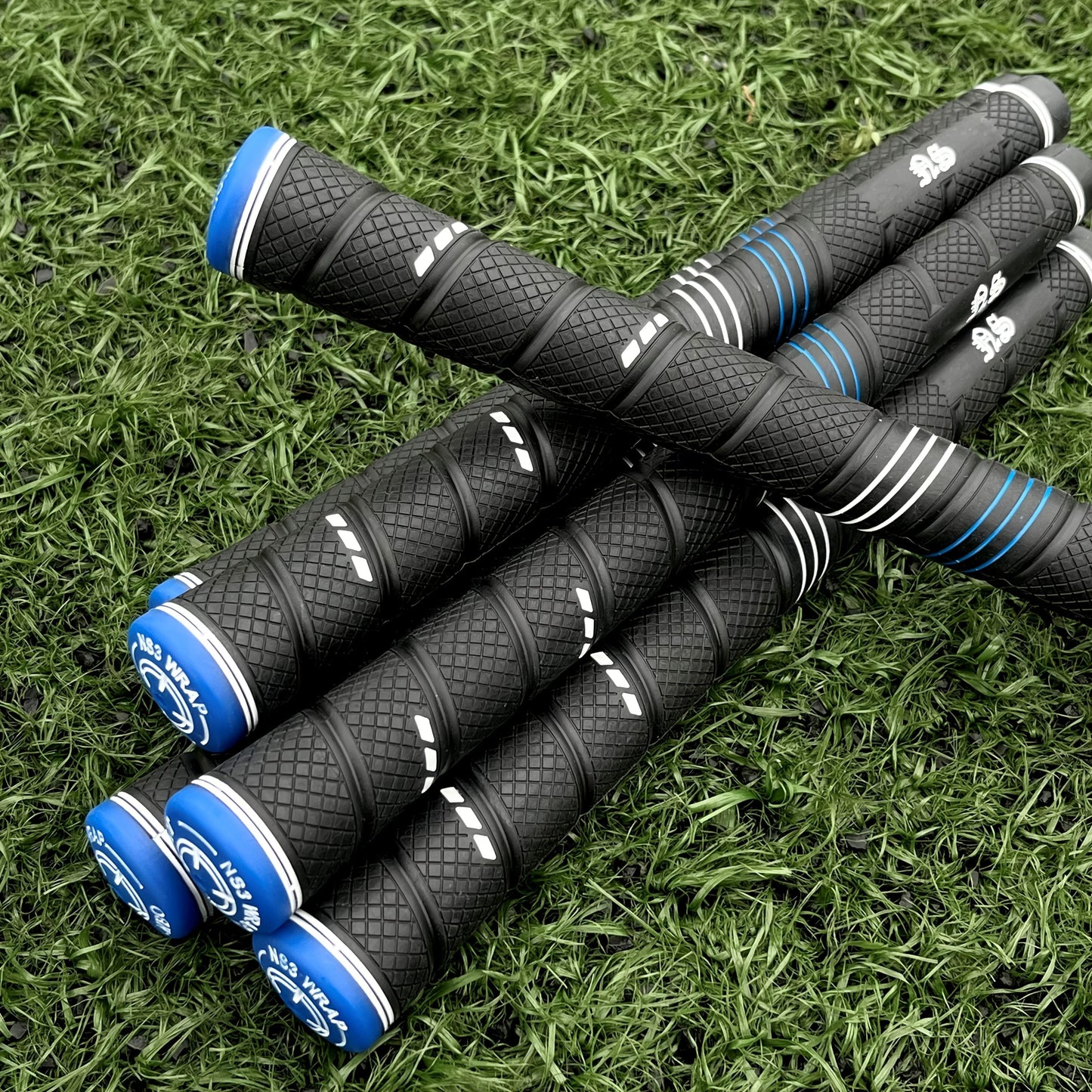 Oversized Golf Grips 10-Pack | Jumbo Blue Soft Rubber Anti-Slip Golf Club Grips for Iron & Wood Clubs – Ergonomic Precision Control Design for All Skill Levels with Custom Texture & Enhanced Durability