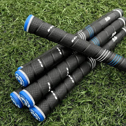 Oversized Golf Grips 10-Pack | Jumbo Blue Soft Rubber Anti-Slip Golf Club Grips for Iron & Wood Clubs – Ergonomic Precision Control Design for All Skill Levels with Custom Texture & Enhanced Durability