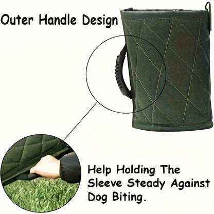 Dog Bite Sleeve for K9 Training - Heavy Duty Dog Training Sleeve for Pitbull German Shepherd Large Dogs, IPO Obedience Bite Tug Toy for Puppy & Adult Dogs, Durable Interactive Bite Training Arm Sleeve