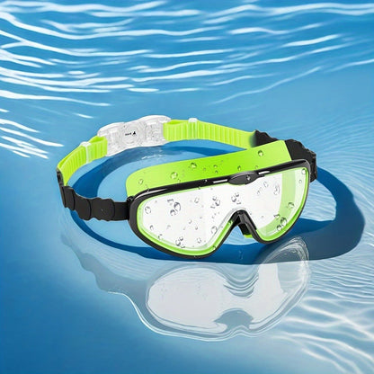 Anti-Fog Swimming Goggles No Leak Clear Vision – Crystal Green
