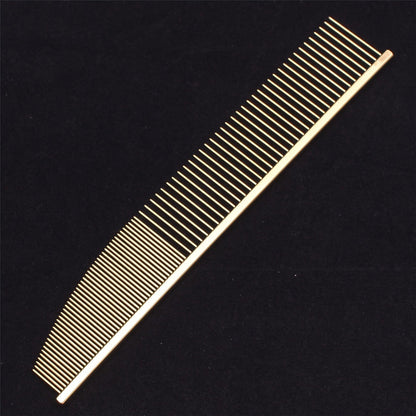 Pet Grooming Comb with Stainless Steel Teeth & Aluminum Handle - Professional Detangling Dematting Comb for Dogs & Cats, Removes Knots, Tangles & Loose Fur, 3 Colors