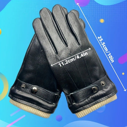 Waterproof Winter Gloves for Men – Thermal Ski Riding Cycling Driving Cold-Proof Touchscreen Warm Gloves for Outdoor Sports