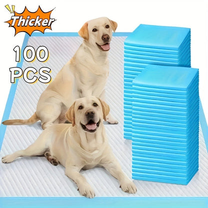 Puppy Pads XXL & XL Super Absorbent – Leak-Proof & Odor-Resistant Pet Training Pads for Potty Training & Accident Management, Home Use, 50 / 100 / 200 Count (23.62" or 28x34 Inch)