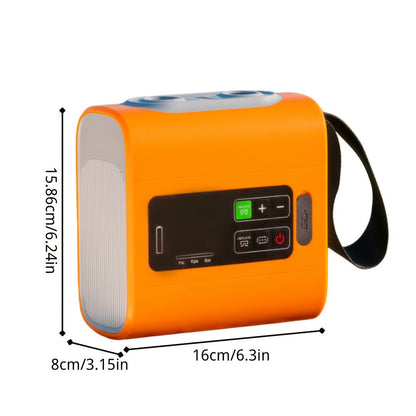 Smart High-Pressure Air Pump, LCD Auto-Stop & USB Fast Charge