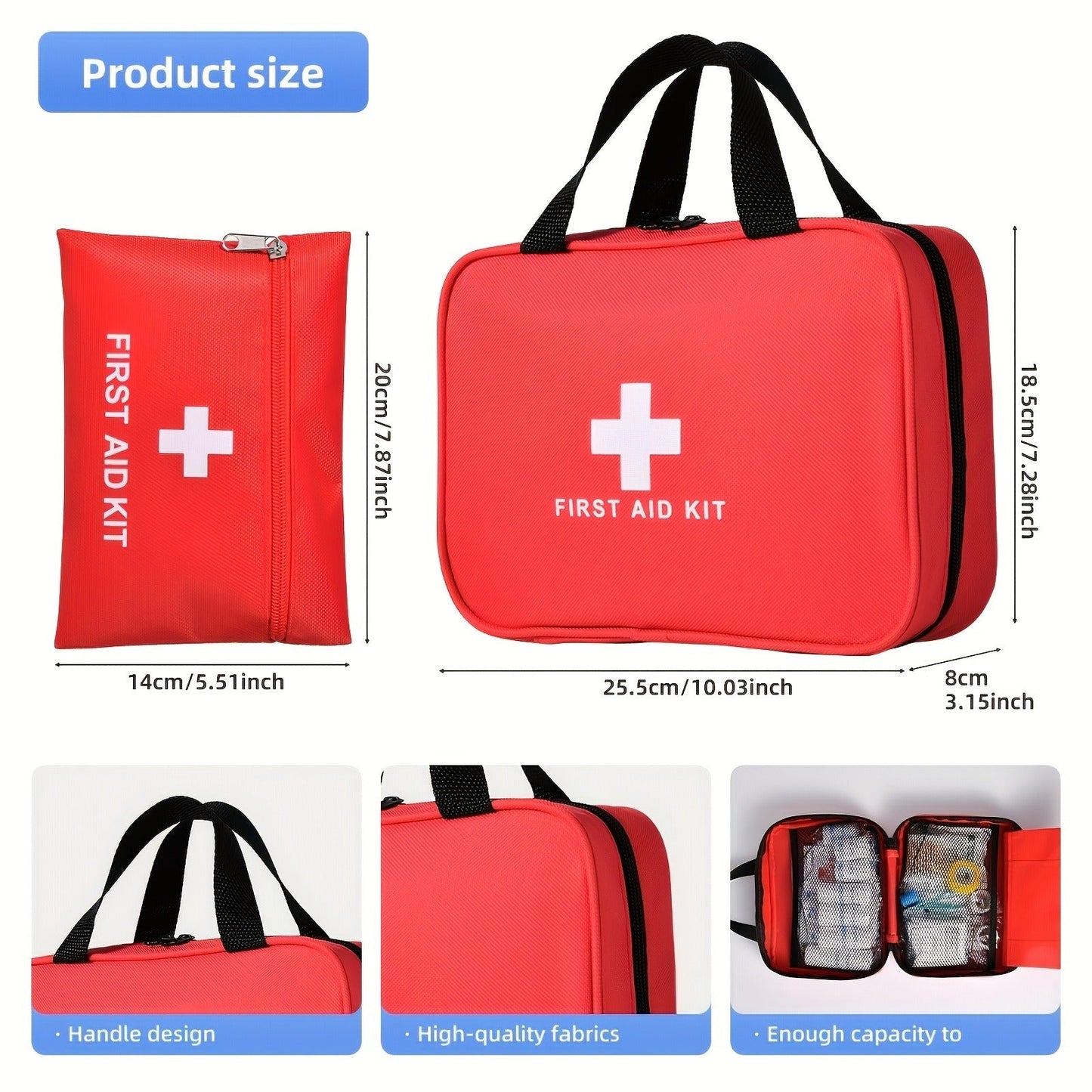 Snake Bite Kit & Venom Extractor Set of 21 - Bee Sting & Wasp Venom Pump with 4 Extraction Cups, Portable First Aid Suction Kit for Camping, Hiking, Fishing & Outdoor Survival Emergency