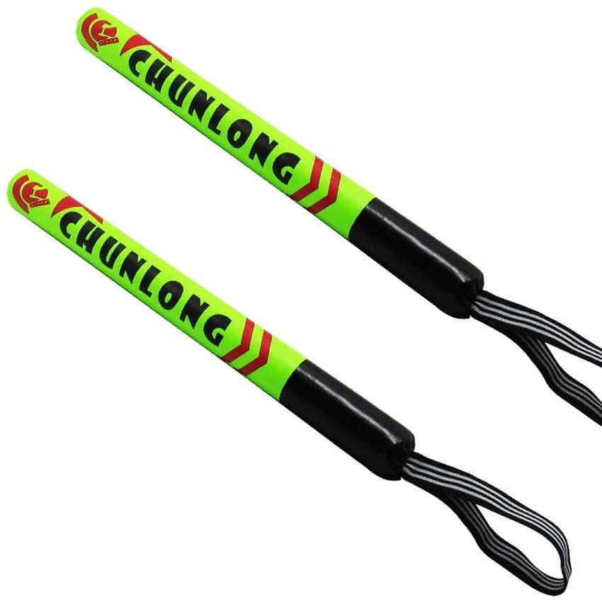 Boxing Training Sticks Target Pads 2pcs - Punching Accuracy & Speed Trainer for MMA, Muay Thai, Grappling, Green/Blue/Yellow/Purple
