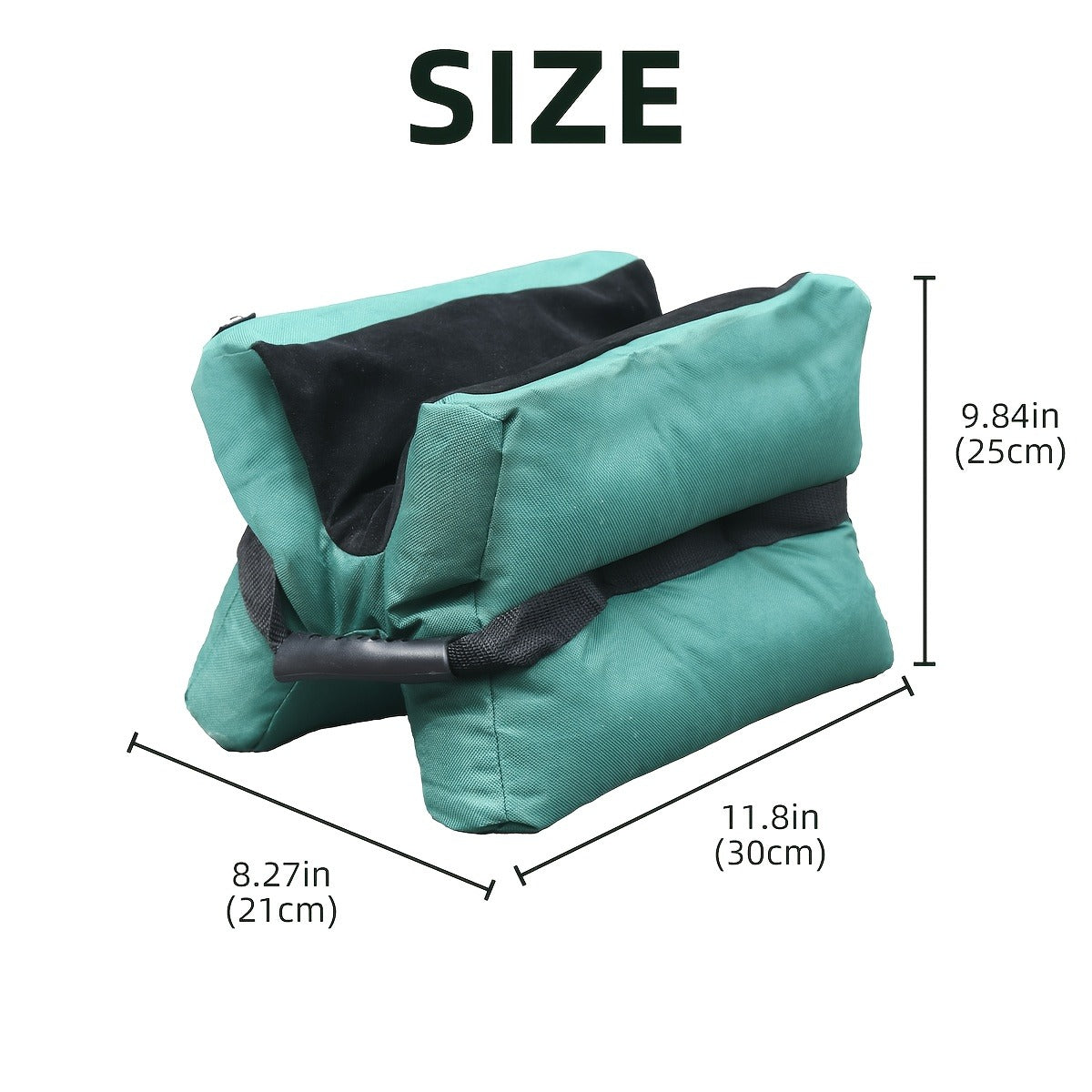 Rifle Shooting Rest Bag – Tactical Unfilled Sandbag Gun Support for Range Hunting & Photography | 600D Oxford Cloth Bench Rest Steady Bag