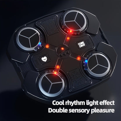 Smart Boxing Reaction Target USB Powered | Sensory Integration Training Pad for Reaction Speed & Rhythm | ABS Plastic Boxing Training Equipment for Kids Adults Ages 3+ Black