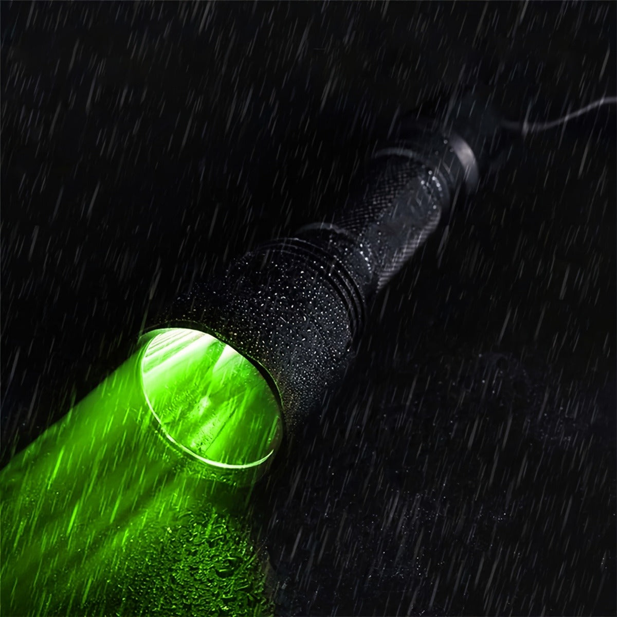 Night Hunting Flashlight with Remote Control Switch – 350 Yards High Power Green Red White Light, 18650 Rechargeable, Multiple Mounts for Hunting, Fishing, Camping & Beekeeping, Best Gift for Men