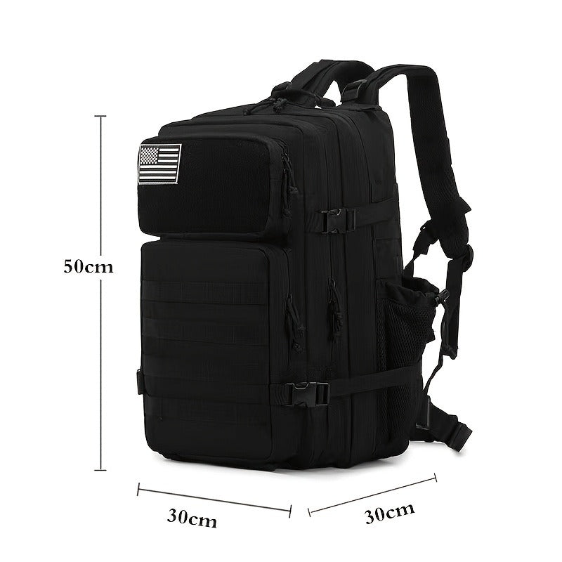 Tactical Backpack 45L – Military Rucksack for Men Women Hiking Camping Emergency 3-Day Bug Out Bag