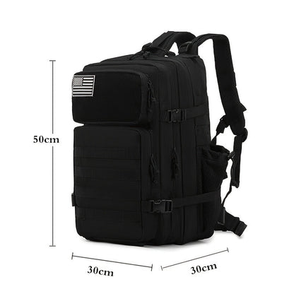 Tactical Backpack 45L – Military Rucksack for Men Women Hiking Camping Emergency 3-Day Bug Out Bag