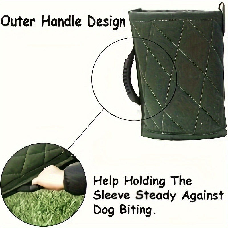 Dog Bite Sleeve for K9 Training - Heavy Duty Dog Training Sleeve for Pitbull German Shepherd Large Dogs, IPO Obedience Bite Tug Toy for Puppy & Adult Dogs, Durable Interactive Bite Training Arm Sleeve