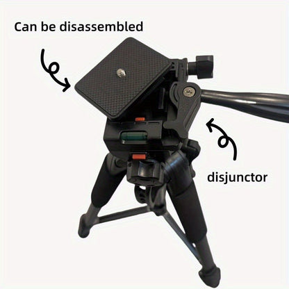 Adjustable V-Shape Shooting Tripod Stand 21-59 Inch, Heavy Duty Rifle Gun Rest Tripod for Outdoor Hunting Shooting Practice Photography, Portable Folding Bipod Tripod with V Yoke for Range and Field Use
