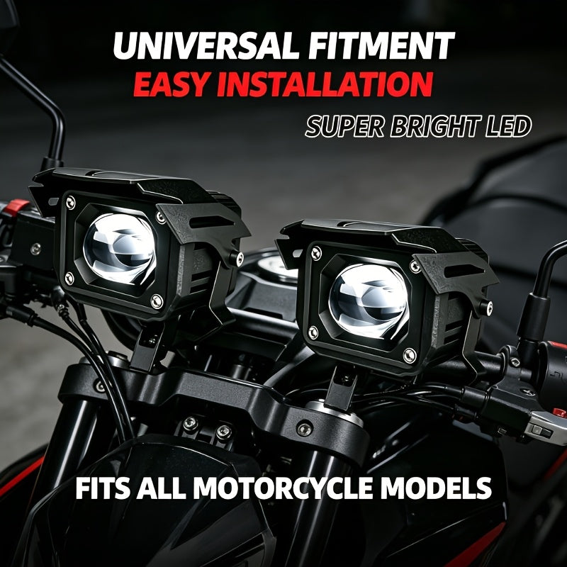 200W LED Lights, 23000LM Super Bright Motorcycle Lights, Used for High Brightness External Lighting Decoration Lights of Automobiles, Ships, Off-Road Pickups, Motorcycles, Ideal for Gifts Easy to Install Efficient Lighting, Without Battery