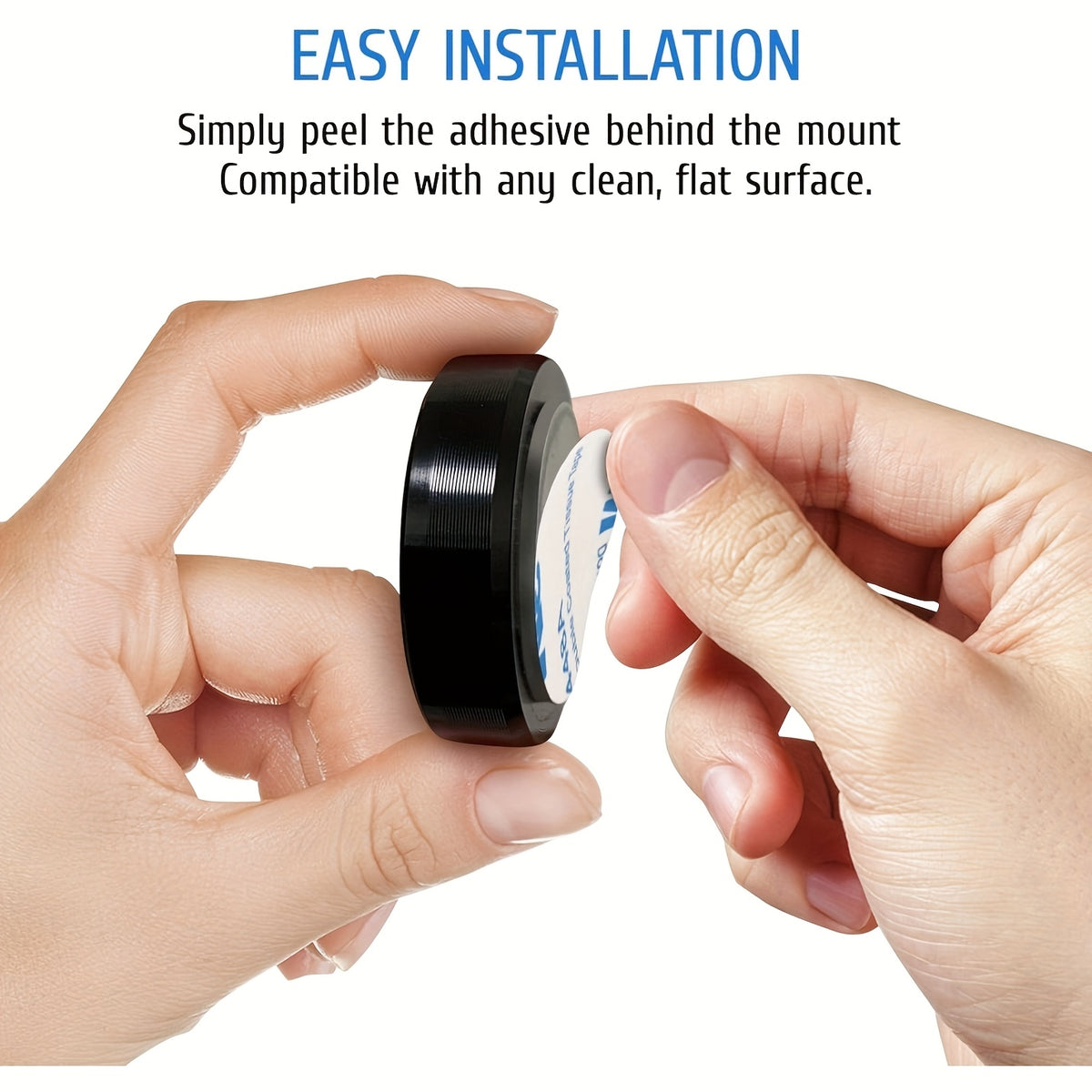 5pcs Powerful Magnetic Phone Holder, Adhesive Magnet Mount for Car Dashboard, Wall, Fridge, Kitchen, Tools & Home, Includes Metal Plates for iPhone Samsung