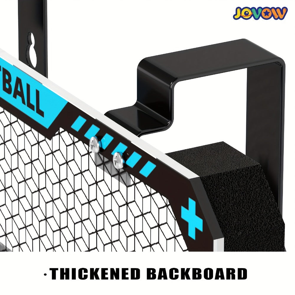 Over Door Basketball Hoop with LED Lights & Electronic Scoreboard – Mini Hoop Set with 4 Balls for Kids Teens Adults, No Drilling Indoor Outdoor Sport Game | Best Birthday Christmas Gift