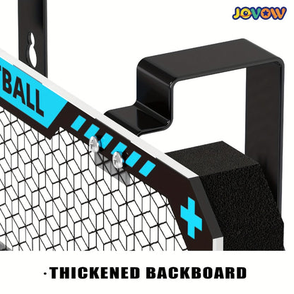 Over Door Basketball Hoop with LED Lights & Electronic Scoreboard – Mini Hoop Set with 4 Balls for Kids Teens Adults, No Drilling Indoor Outdoor Sport Game | Best Birthday Christmas Gift