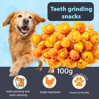 Mixed Flavor Dog Chews – Chicken Jerky & Duck Jerky Variety Pack, High Protein Low Fat Long-Lasting Training Reward Snacks for Small Medium Large Dogs, Easy to Digest Pet Treats