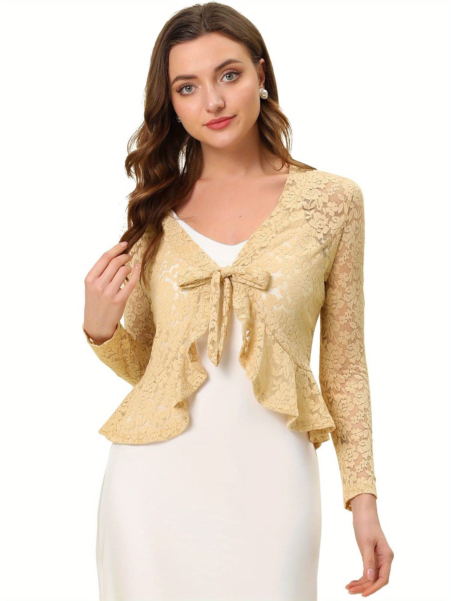 Women's Cardigan - Floral Lace