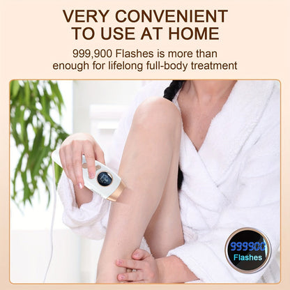 IPL Hair Removal Device for Women & Men 999,900 Flashes — Permanent At-Home Hair Remover 9 Energy Levels Painless Full Body Legs Arms Bikini Underarms Face, 94% Hair Loss in 4-6 Weeks