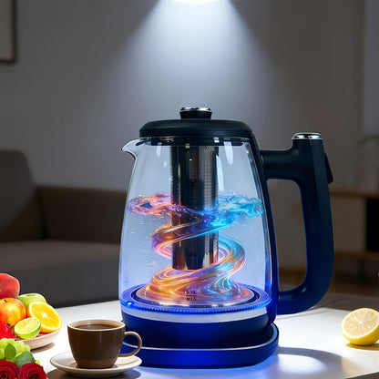 Electric Kettle 1.8L Stainless Steel – Fast Boil with Auto Shut-Off, Boil-Dry Protection, Removable Filter & 360° Swivel Base, BPA-Free Hot Water Kettle for Tea, Coffee & Baby Formula