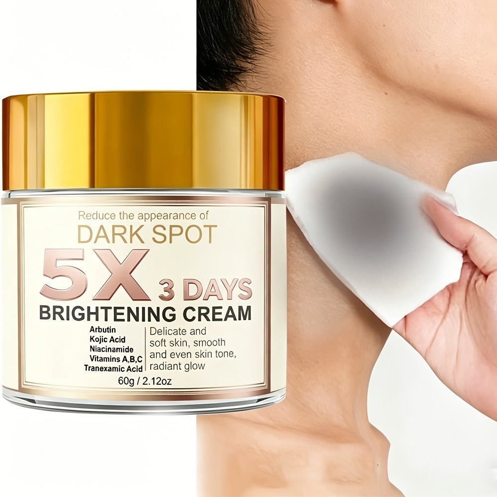 Kojic Acid Cream for Dark Spots - Skin Brightening Face Cream with Vitamin C, Arbutin & Niacinamide, Fades Hyperpigmentation Dullness Uneven Tone, Fast-Acting Formula All Skin Types