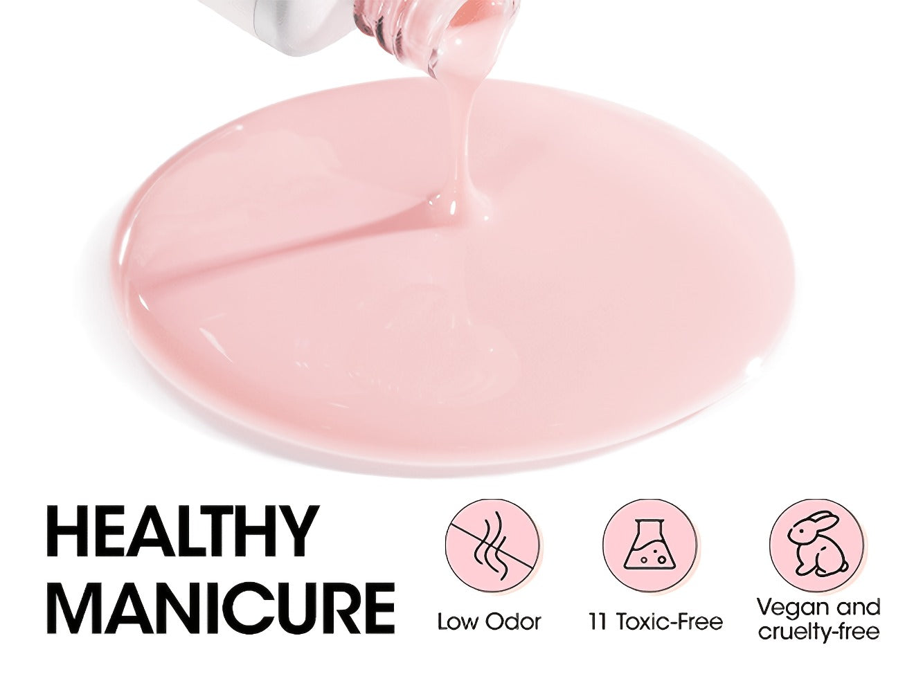 Hard Gel Nail Extension Builder Gel 7-in-1 Self-Leveling – 28+ Day Wear, LED UV Cured, 15ml, Clear Pink Nude Baby Pink Milky White, Acrylic Alternative for DIY Salon Manicure Women Nail Technicians