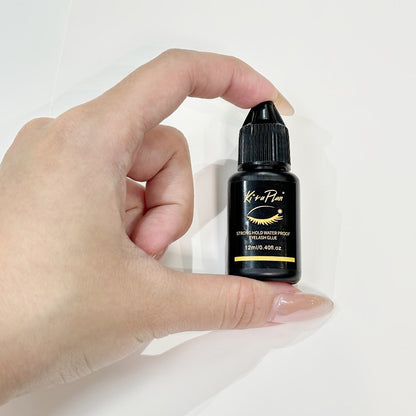 Odorless Lash Extension Glue Quick Dry Black Adhesive for DIY Individual & Cluster Lash Extensions – Self-Grafting Beginner-Friendly Eyelash Bond, Multiple Sizes Available