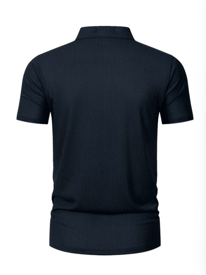 Men's Solid Color Shirt - Short Sleeve 770021