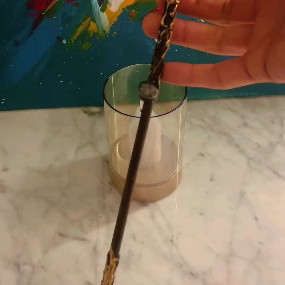 Zodiac Crystal Magic Wand with Gift Box – Handmade Astrology Wand All 12 Signs Aries Taurus Gemini Cancer Leo Virgo Libra Scorpio Sagittarius Capricorn Aquarius Pisces Cosplay Party Decor Birthday Gift