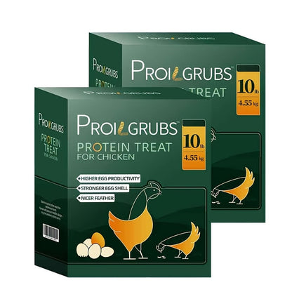 Dried Black Soldier Fly Larvae Chicken Treats Non-GMO High Protein Grubs for Chickens Egg Layer Flock Builder Stronger Eggshells 5lb 10lb 20lb 30lb 33lb