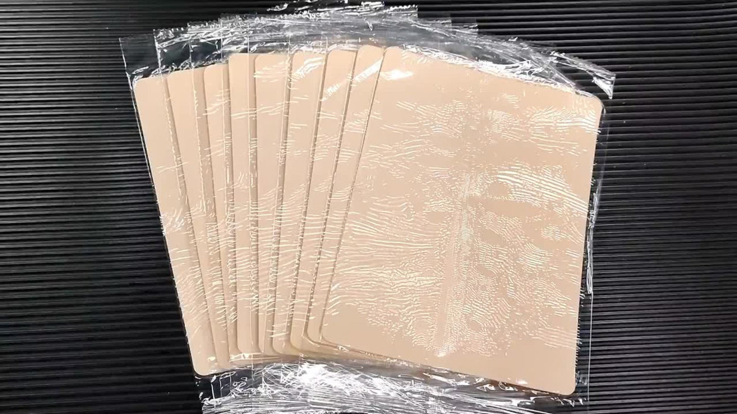Tattoo Practice Skin Double-Sided Silicone Fake Skin - A4 Tattoo Transfer Paper Kit, Thermal Stencil Paper for Beginners & Artists, Universal Tattoo Printer Compatible, Body Art Practice Supplies