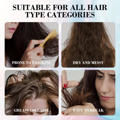 Perfumed Hair Mist Smoothing Spray 100ml — Heat Protection, Anti-Frizz, Moisturizing & Detangling Leave-In Formula | Long-Lasting Fragrance for Straight, Curly & Frizzy Hair | All Hair Types Unisex