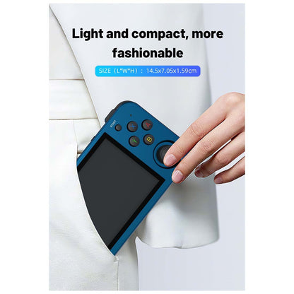 Anbernic RG353M Retro Handheld Game Console - CNC Aluminum Alloy Dual OS Android Linux 3.5" IPS Touchscreen HDMI Hall Joystick 3500mAh Gaming Handheld
