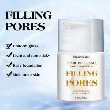 Pore Filling Makeup Primer Cream 30g – Oil Control Vitamin E Non-Greasy Moisturizing Formula for Flawless Long-Lasting Smooth Skin Finish All Skin Types