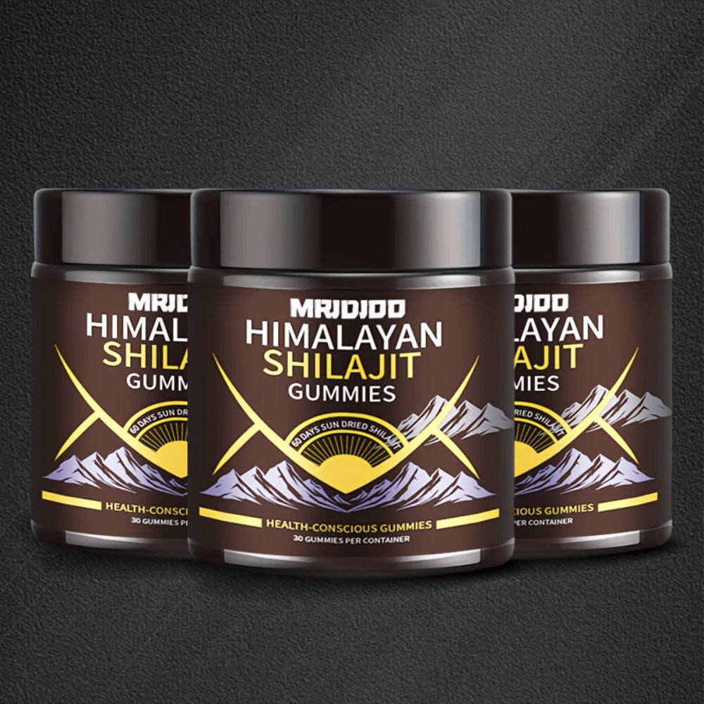 Shilajit Gummies Sugar-Free with Natural Fulvic Acid & Humic Acid | Sweetened with Manuka Honey for Energy Vitality & Mineral Support | Clean Formula 30 or 60 Gummies