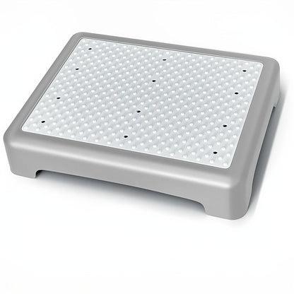 Non-Slip Step Stool Heavy Duty 550LBS Capacity Portable One Step Platform for Elderly Adults - Anti-Slip Rubber Mat Height Adjustable Indoor Outdoor Use Bed Car Door Bathroom Stair
