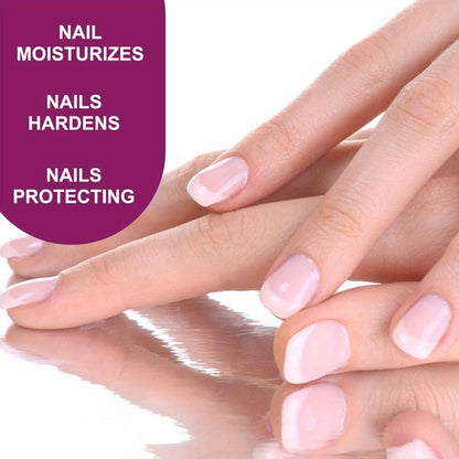 Nail Fortifier & Hardener 10ml Protective Strengthening Agent for Weak Damaged Brittle Nails – Makes Nails Stronger Tougher & Resilient, Clear Nail Repair Treatment Base Coat for Women