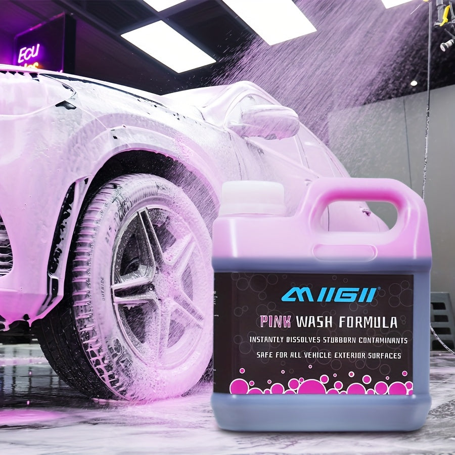 Foaming Car Wash Cleaner High Foam Auto Detailing Shampoo Soap for Vehicle Paint Care, Powerful Formula Penetrates and Breaks Down Tree Sap, Bird Droppings & Tough Stains, Works on RVs, Trucks, Cars & More, Available in 10.14oz, 16.91oz, and 33.81oz