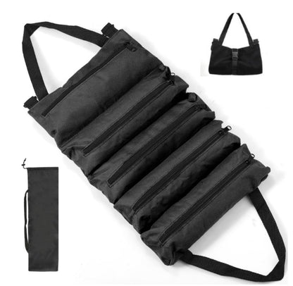 Collapsible Tool Bag Organizer for Hardware Storage | Foldable Tool Kit Bag for Carpentry Electricians Automotive Repairs Outdoor | Portable Buggy Bag Easy Transport