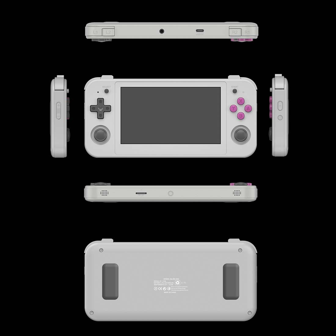 Anbernic RG505 Handheld Game Console Android 12 OLED 4.95-Inch Retro Emulator 5000mAh Hall Effect Joystick Wi-Fi Bluetooth