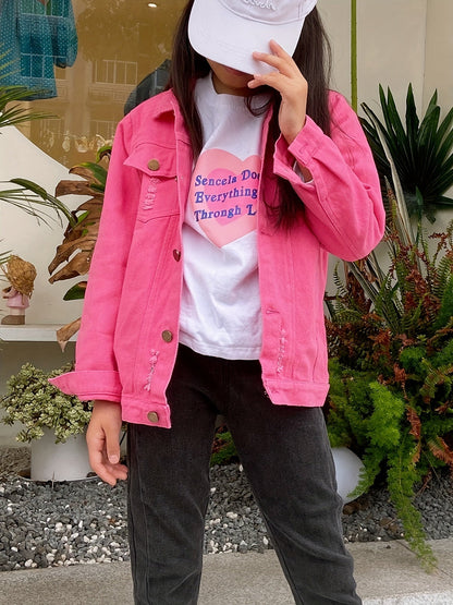 Girls' Denim Outerwear - Everyday Style
