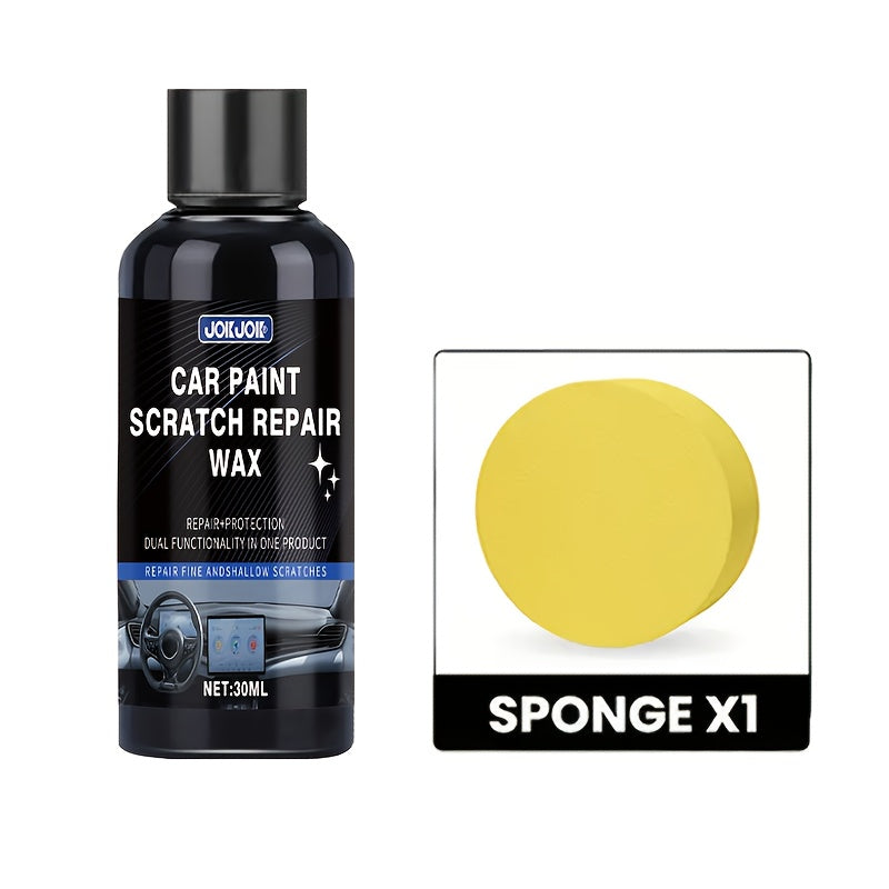 Car Paint Restoration Kit - Scratch Repair Renewal Paste - Automotive Paint Maintenance Set - Multi-Color Paint Compatible - Upgraded Paint Care Paste - Car Paint Wax - Gloss Enhancement - 1.01oz
