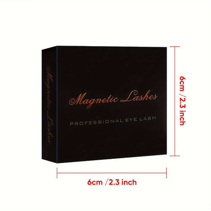8 Pairs Magnetic Lash Kit with Applicator Clips — 3D Double Magnetic False Eyelashes Set, Waterproof No Glue Reusable Natural Look Lashes for Women Daily Wear & Special Occasions