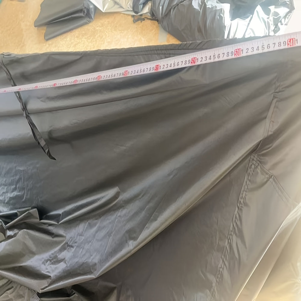 XXL All-Weather Car Cover for SUVs - Durable 190T Polyester, Scratch-Resistant, Waterproof, UV & Snow Protection with Reflective Safety Strips, Black, Fits Range for RoveR Evoque, Car Cover Waterproof All Weather