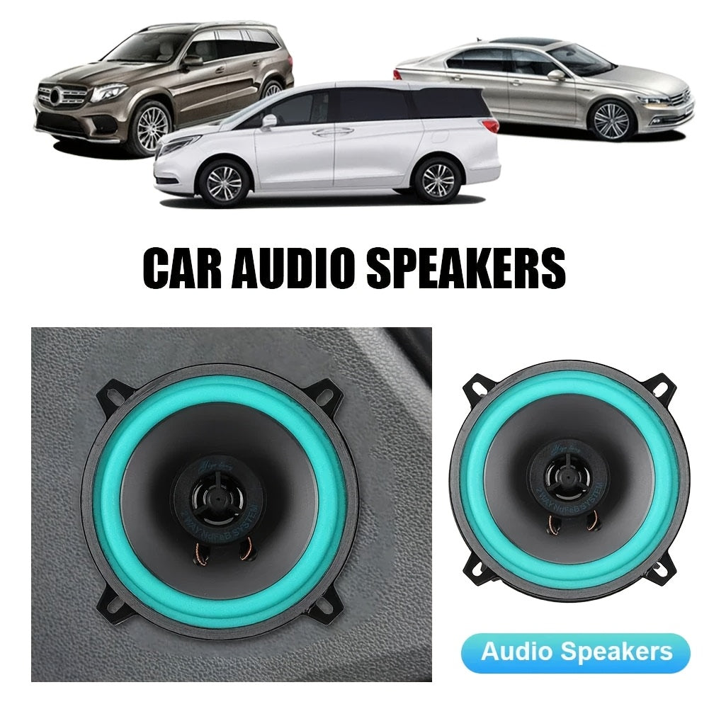 6.5 Inch Car Speakers 160W Hifi Coaxial Subwoofer Universal Automotive Audio Music Full Range Frequency Car Stereo Speaker Christmas Gifts, Halloween, Christmas Decorations