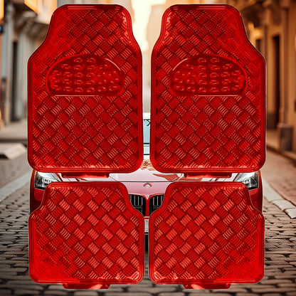 4pcs Set Suitable for Car Floor Mats - Waterproof, Dustproof, Easy to Clean, Suitable for Suvs And Trucks, Complete Set of Car Floor Mats